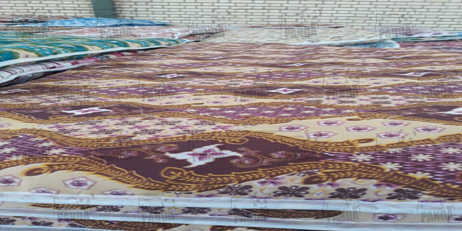 خرید تشک مسافرتی با الیاف رنگی از کارخانه اصفهان